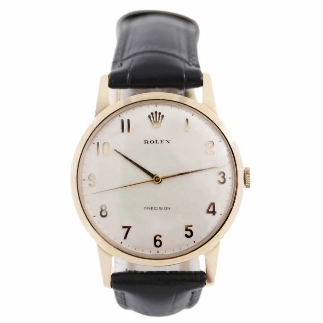 Rolex Precision 9k Gold Presentation Watch 1960's