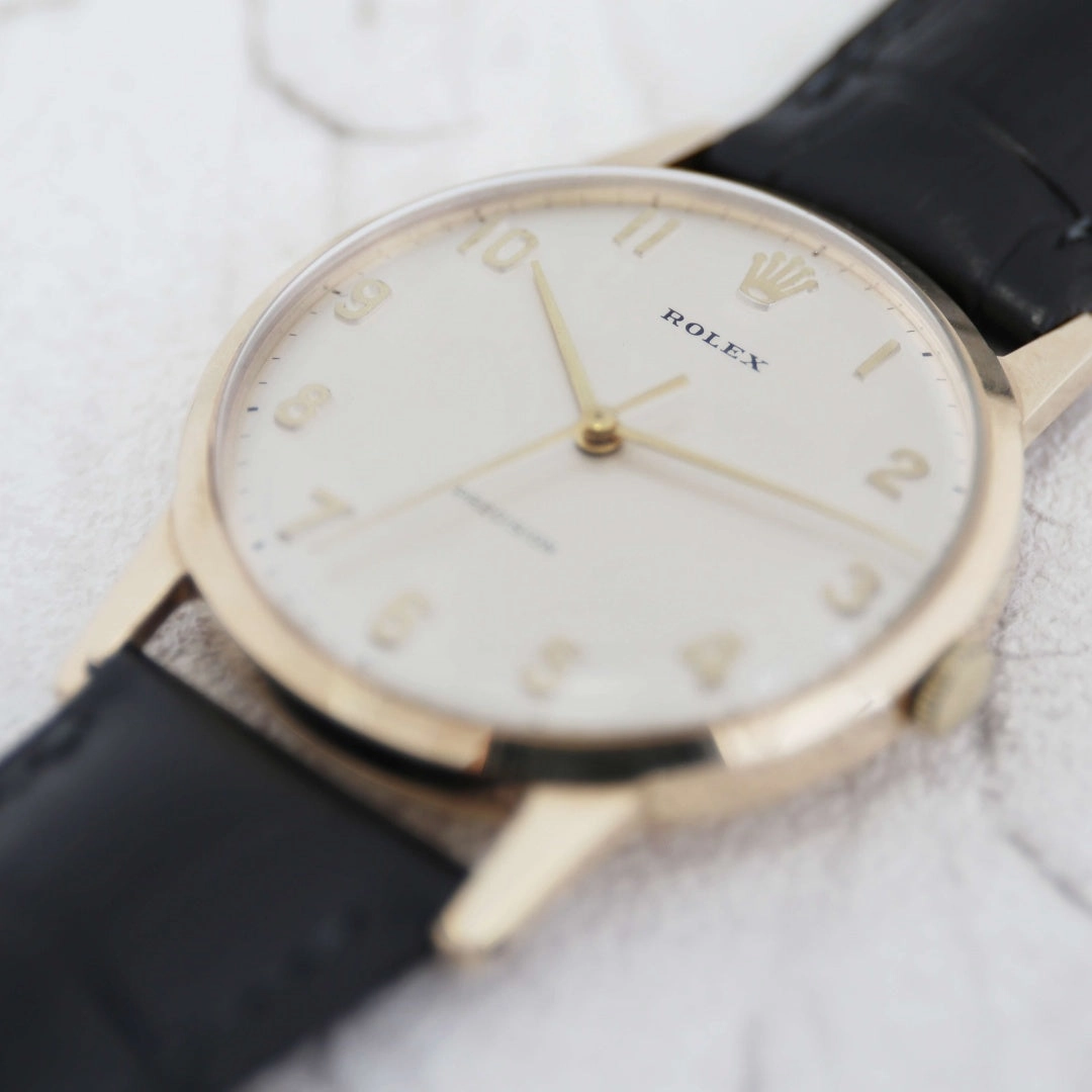 Rolex Precision 9k Gold Presentation Watch 1960's