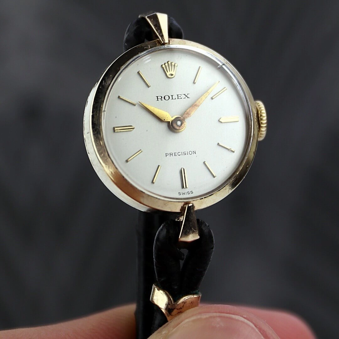 Rolex Precision Ladies 9k Gold, Circa 1960