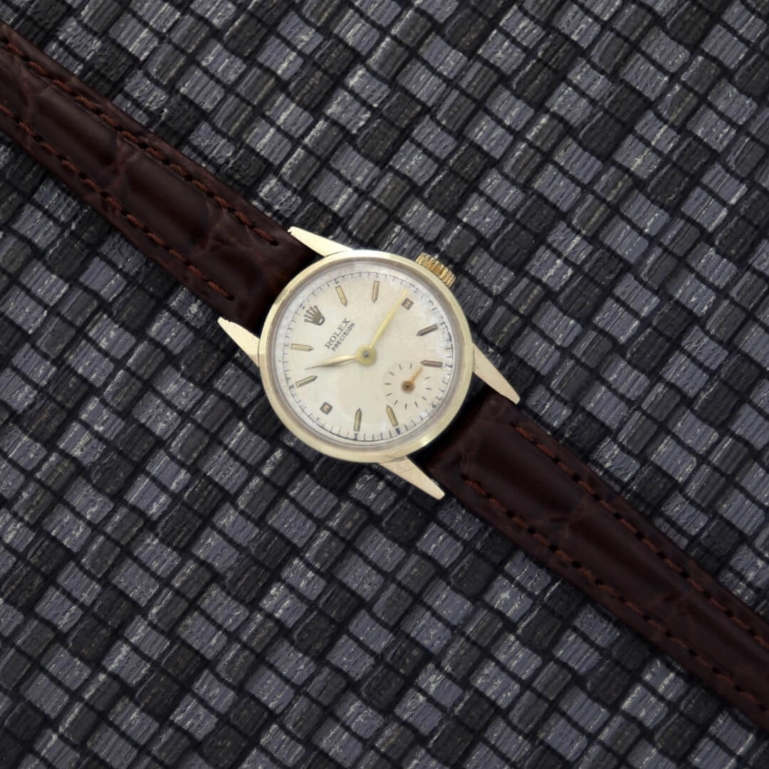 Rolex Precision Ref. 4779, 9k Gold, Ladies Vintage Watch