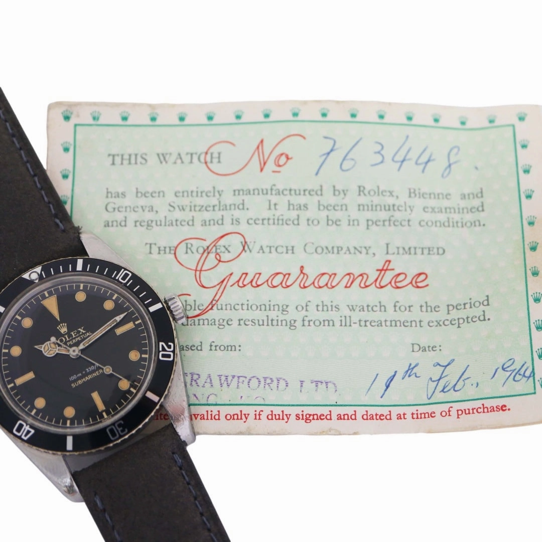 Rolex Submariner 5508, 1962