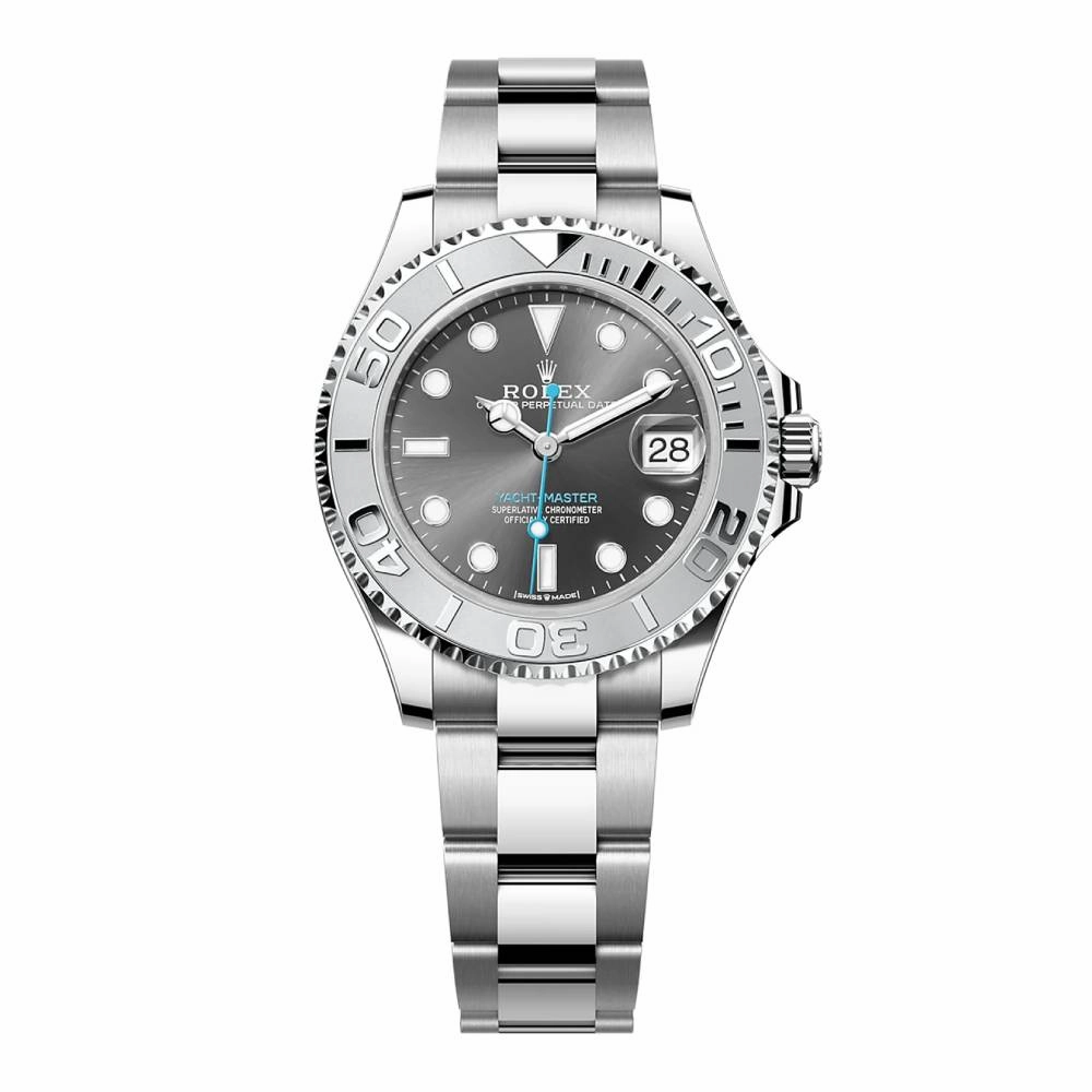Rolex Yachtmaster 37mm - Ref: 268622-0002 - Dark Rhodium Dial, Stainless Steel Oyster Bracelet Watch