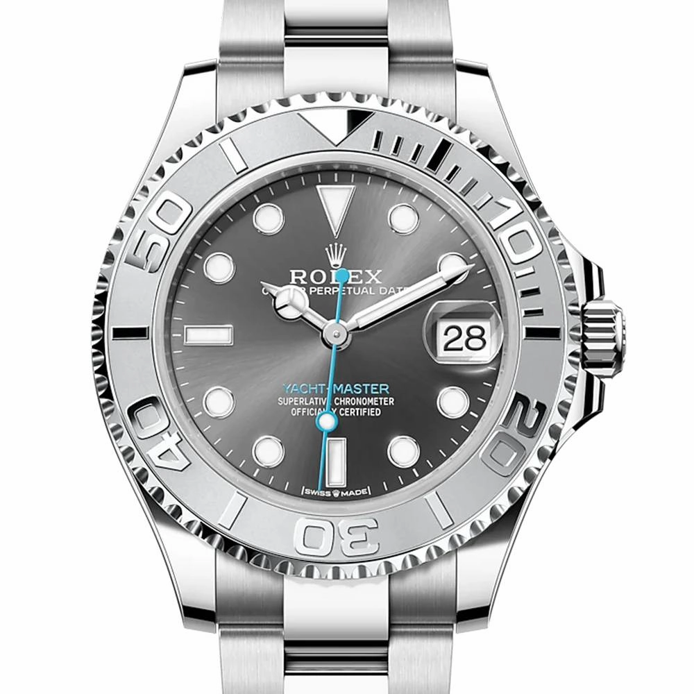 Rolex Yachtmaster 37mm - Ref: 268622-0002 - Dark Rhodium Dial, Stainless Steel Oyster Bracelet Watch