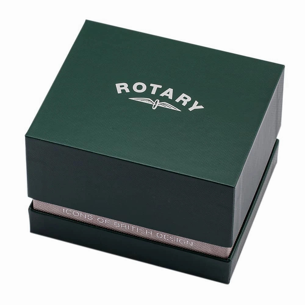Rotary Ultra Slim Diamond Set Ladies Watch LB08010/07/D