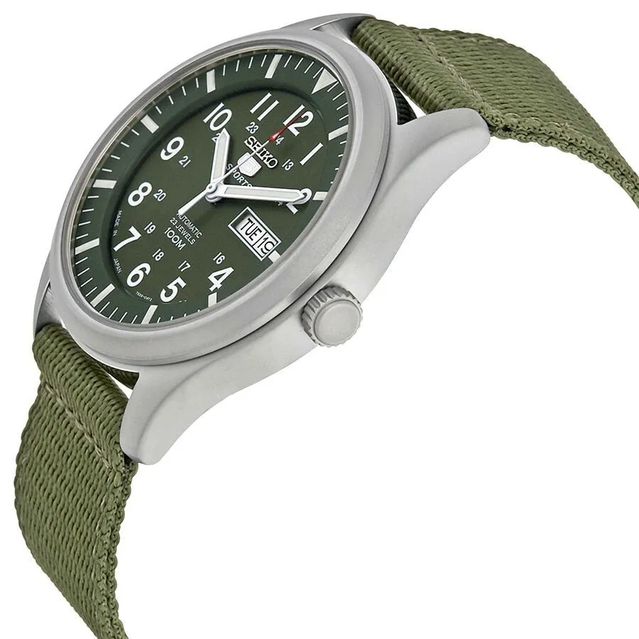 Seiko 5 Green Dial Automatic Mens Watch Snzg09J1