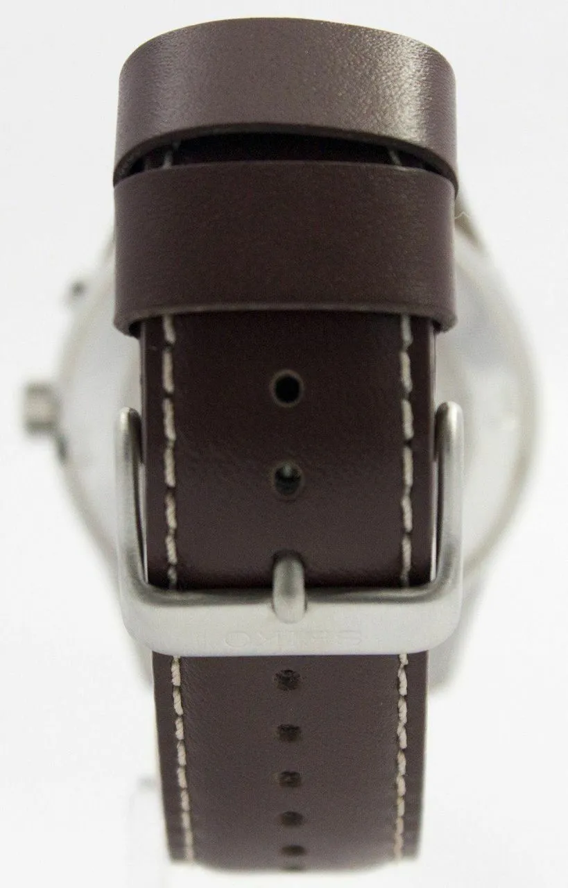 Seiko Kinetic Beige Dial 100M Ska723 Mens Watch