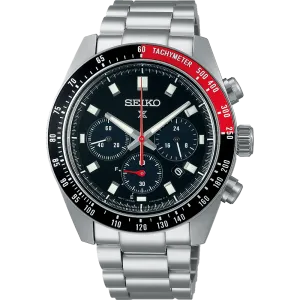 Seiko Prospex Solar Speedtimer Chronograph Black Watch SSC915P