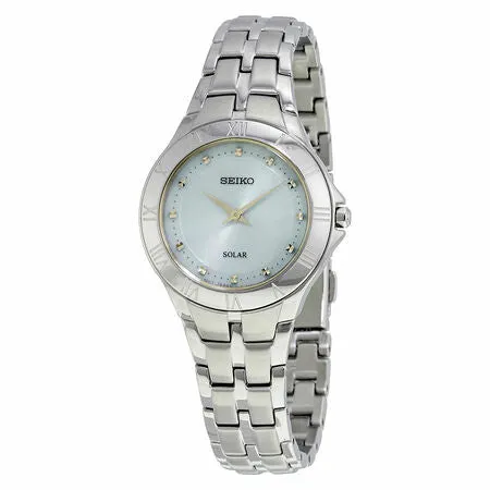 Seiko Recraft Blue Mother Of Pearl Dial Quartz Womens Watch