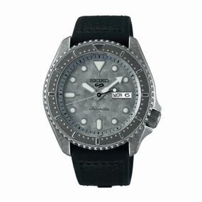 Seiko 5 Sports Automatic Black Calfskin   Silicone Strap Watch SRPE79K1 (LOCAL BUYERS ONLY)