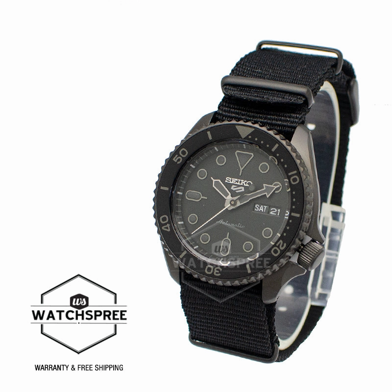 Seiko 5 Sports Automatic Black Nylon Strap Watch SRPD79K1 (LOCAL BUYERS ONLY)