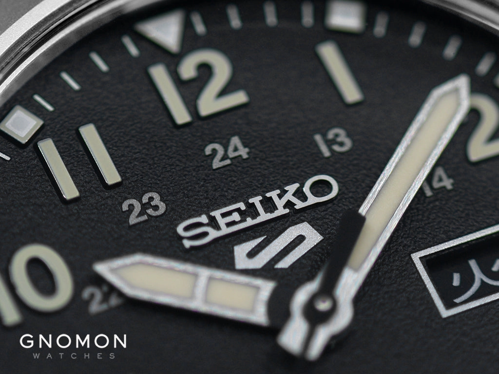 Seiko 5 Sports Field Sports Style Automatic 36 Black - Military Nylon Strap Ref. SBSA201