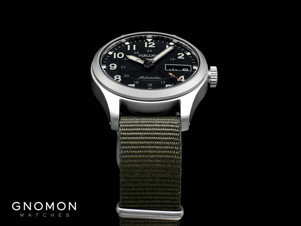Seiko 5 Sports Field Sports Style Automatic 36 Black - Military Nylon Strap Ref. SBSA201