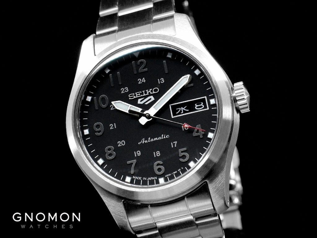 Seiko 5 Sports Field Sports Style Automatic 36 Black Ref. SBSA197