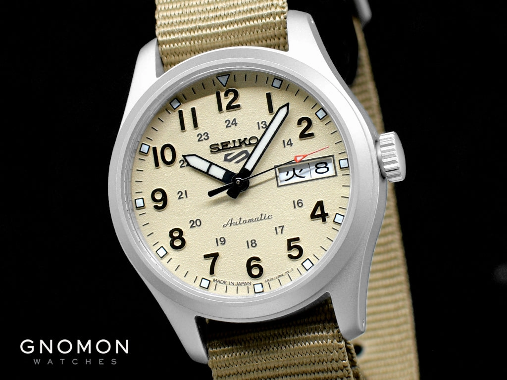 Seiko 5 Sports Field Sports Style Automatic 36 Desert Tan Ref. SBSA199