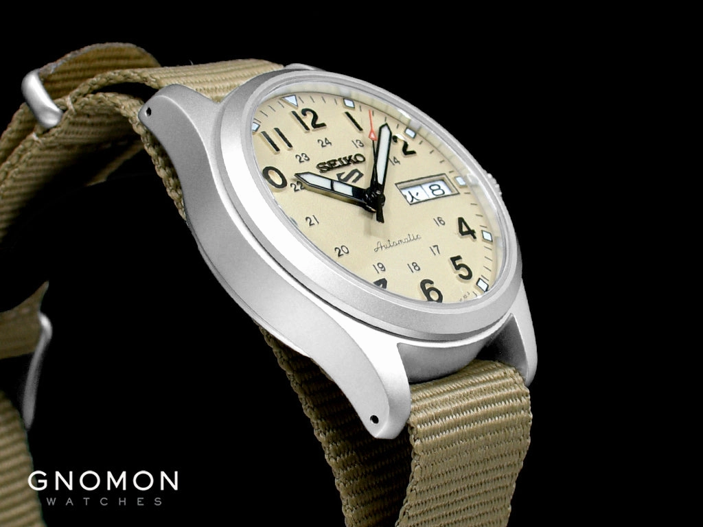 Seiko 5 Sports Field Sports Style Automatic 36 Desert Tan Ref. SBSA199
