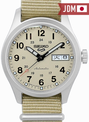 Seiko 5 Sports Field Sports Style Automatic 36 Desert Tan Ref. SBSA199