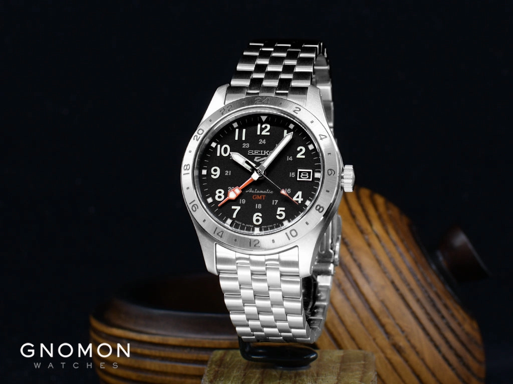 Seiko 5 Sports Field Sports Style GMT Black Ref. SBSC011