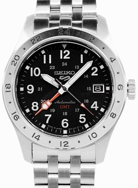 Seiko 5 Sports Field Sports Style GMT Black Ref. SBSC011