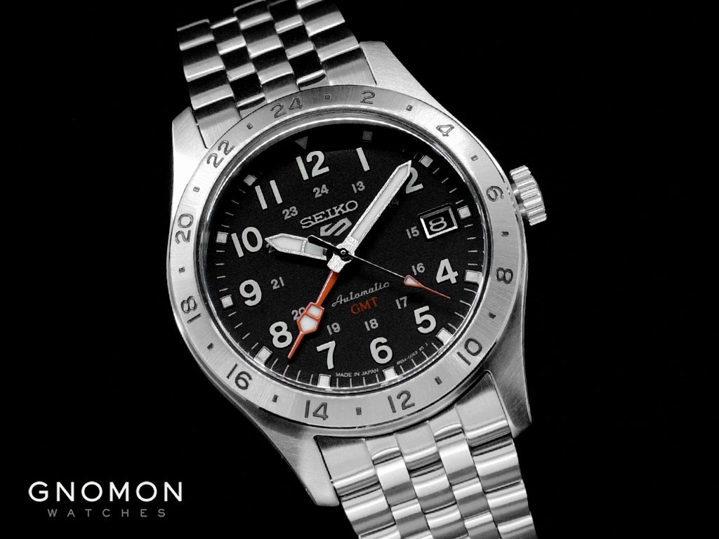 Seiko 5 Sports Field Sports Style GMT Black Ref. SBSC011