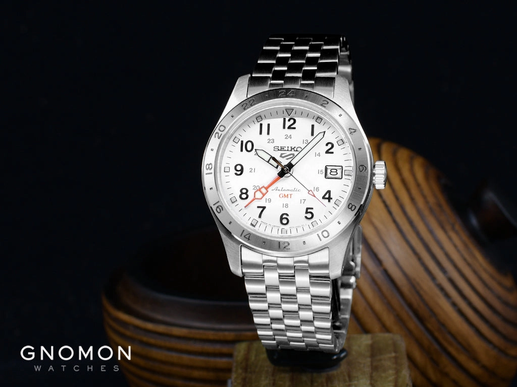 Seiko 5 Sports Field Sports Style GMT White Ref. SBSC009