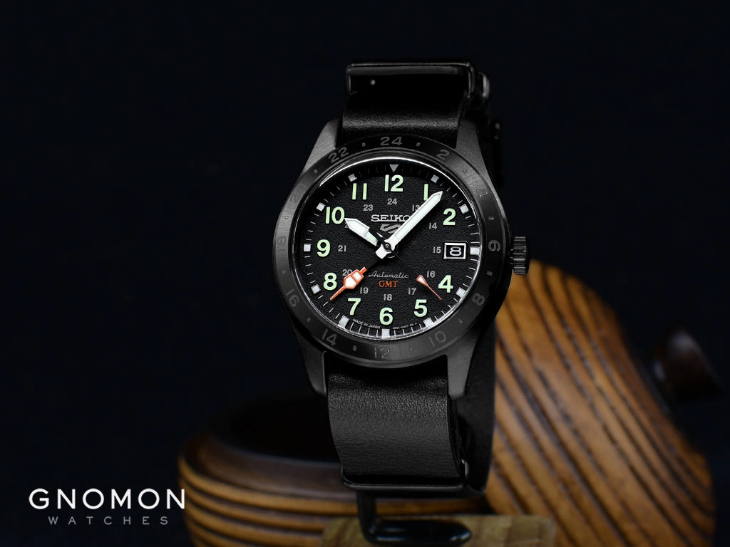 Seiko 5 Sports Field Street Style GMT Blackout Ref. SBSC013
