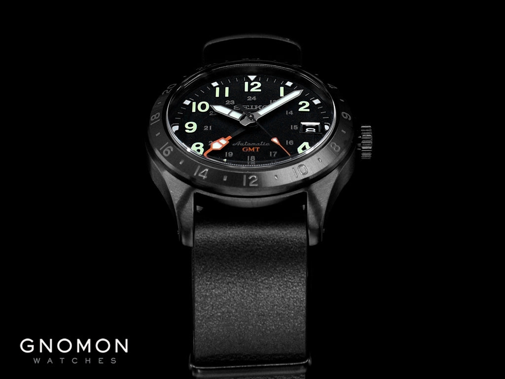 Seiko 5 Sports Field Street Style GMT Blackout Ref. SBSC013