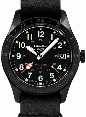Seiko 5 Sports Field Street Style GMT Blackout Ref. SBSC013