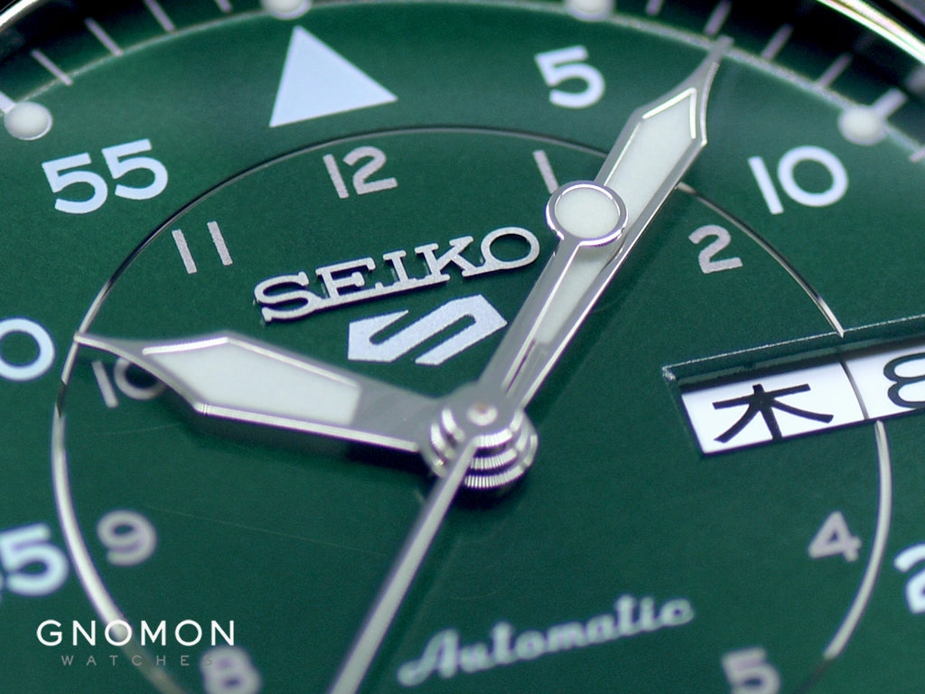 Seiko 5 Sports Field Suits Style Automatic 36  Green Ref. SBSA203