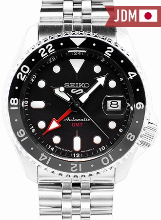 Seiko 5 Sports GMT Series Black Ref. SBSC001