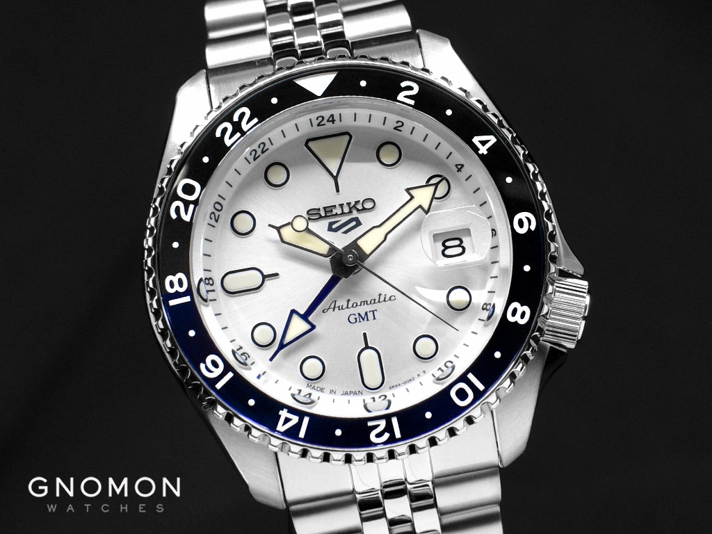 Seiko 5 Sports GMT Series White Ref. SBSC017