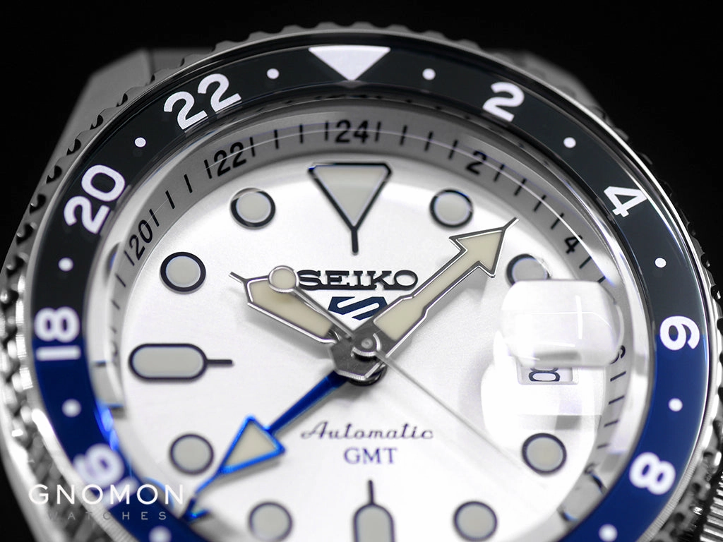 Seiko 5 Sports GMT Series White Ref. SBSC017