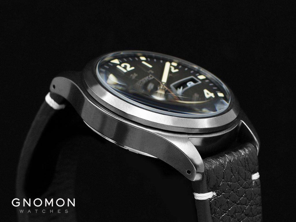 Seiko 5 Sports Military Style Black - Leather Ref. SBSA121