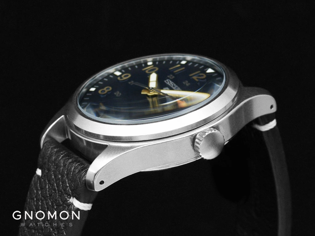 Seiko 5 Sports Military Style Blue - Leather Ref. SBSA119