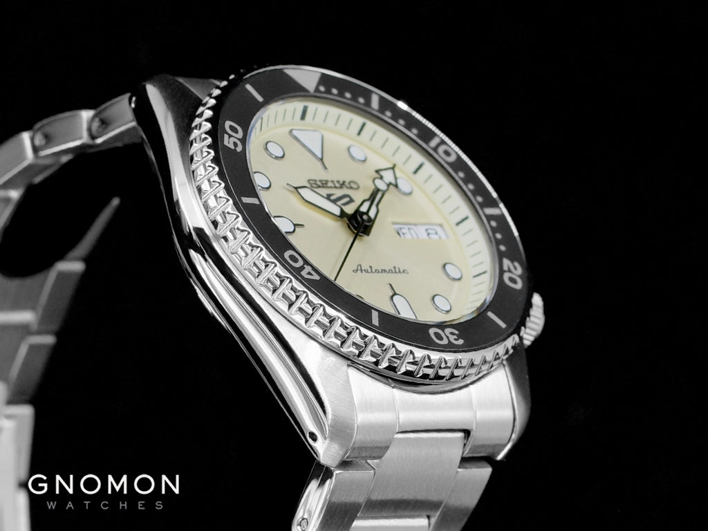 Seiko 5 Sports Sports Style 38mm Champagne White Ref. SBSA227