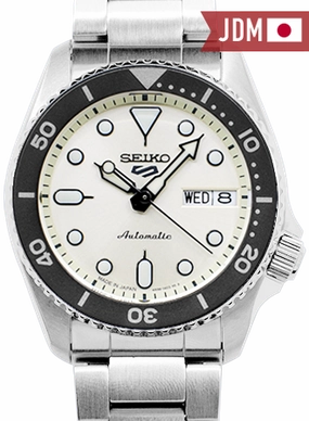 Seiko 5 Sports Sports Style 38mm Champagne White Ref. SBSA227