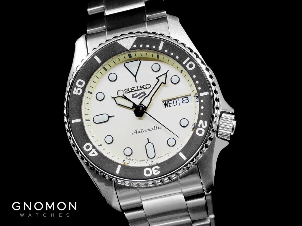 Seiko 5 Sports Sports Style 38mm Champagne White Ref. SBSA227
