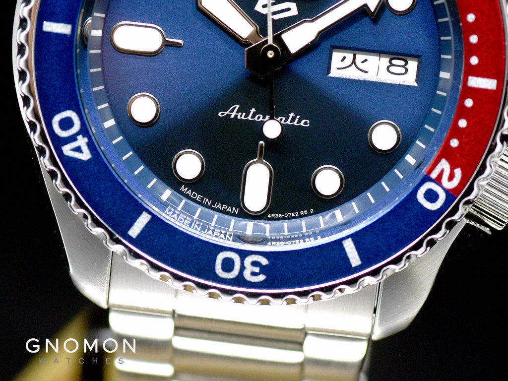 Seiko 5 Sports Sports Style Blue/Red Ref. SBSA003