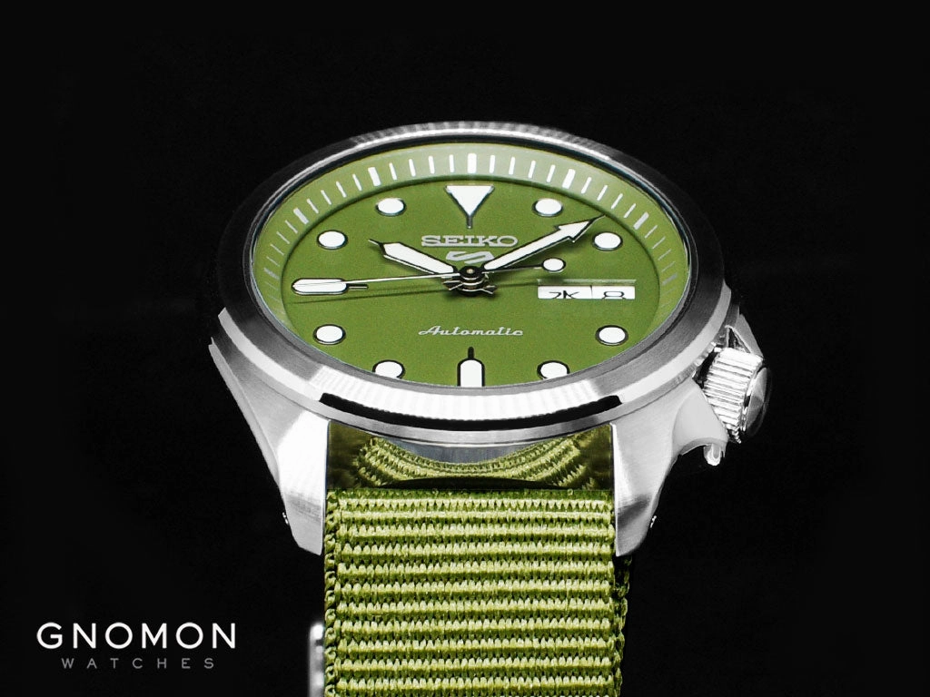 Seiko 5 Sports Sports Style Military Green 40 Ref. SBSA055