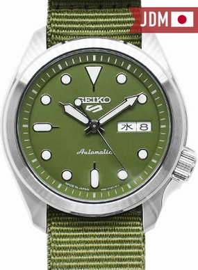Seiko 5 Sports Sports Style Military Green 40 Ref. SBSA055