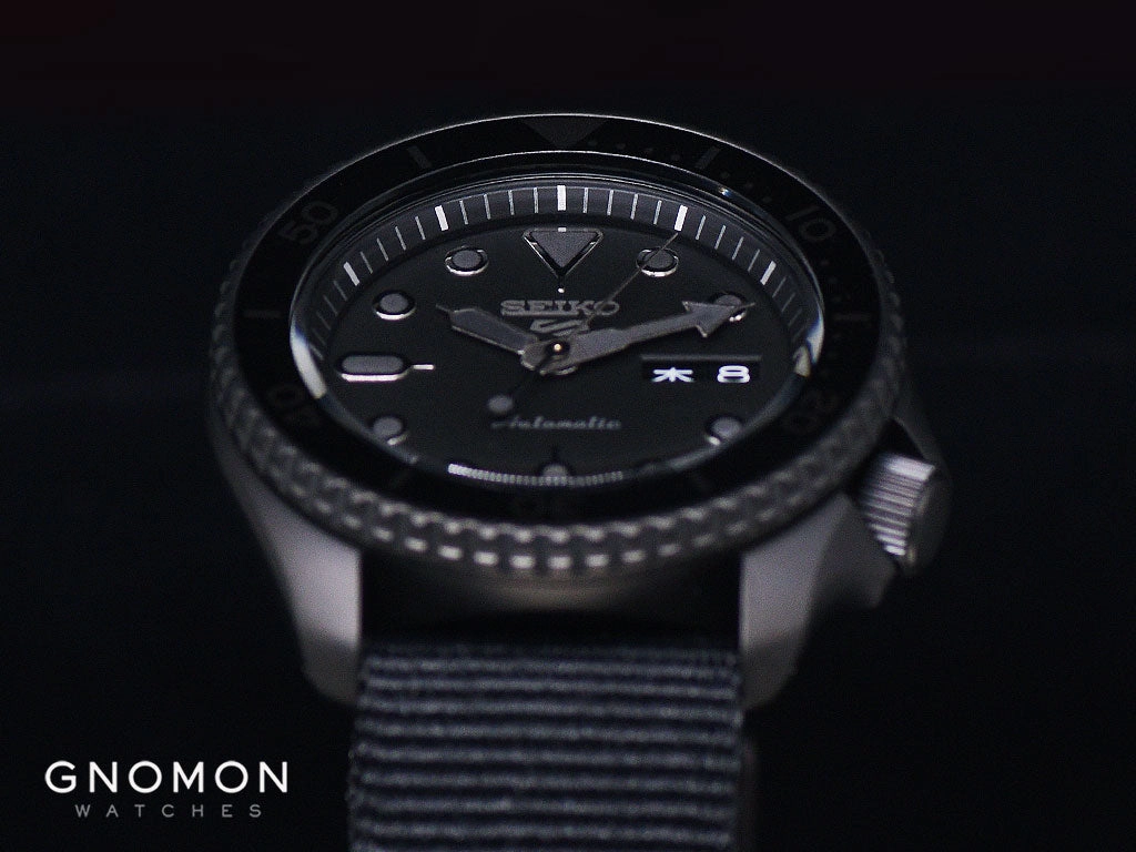 Seiko 5 Sports Street Style Blackout Ref. SBSA025