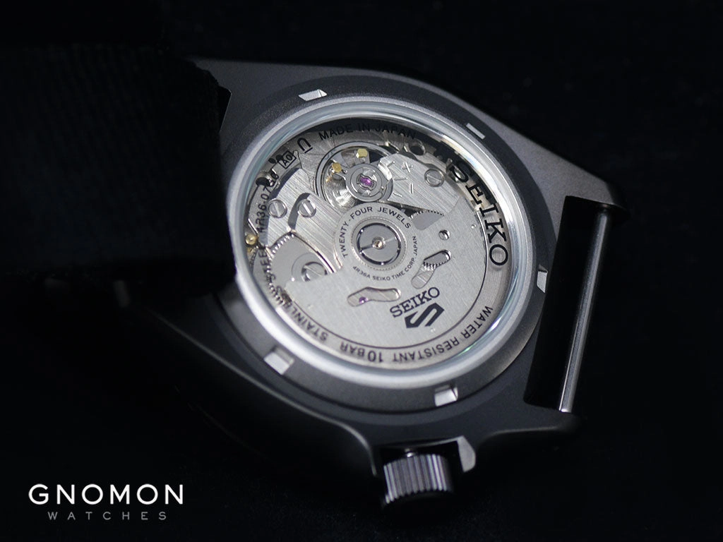Seiko 5 Sports Street Style Blackout Ref. SBSA025