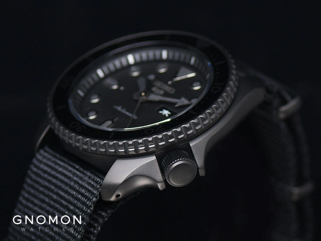 Seiko 5 Sports Street Style Blackout Ref. SBSA025