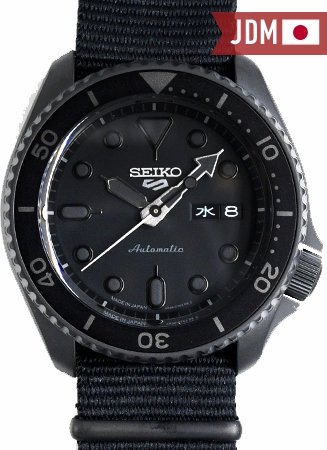 Seiko 5 Sports Street Style Blackout Ref. SBSA025