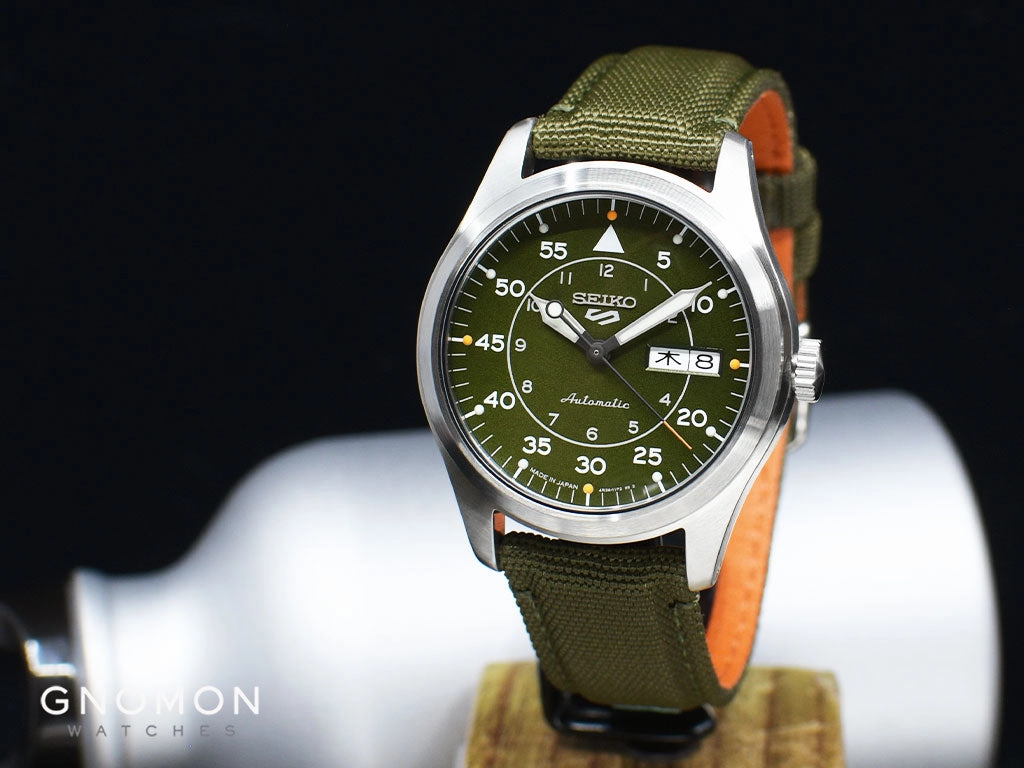 Seiko 5 Sports Street Style Flieger Khaki Green Ref. SBSA141