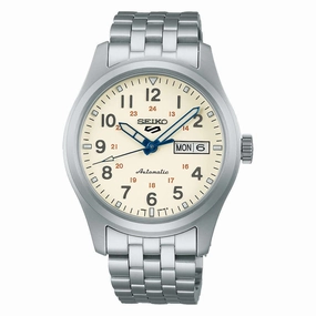 Seiko 5 SRPK41K1 Men's Automatic Watch Limited Edition Silver Classic