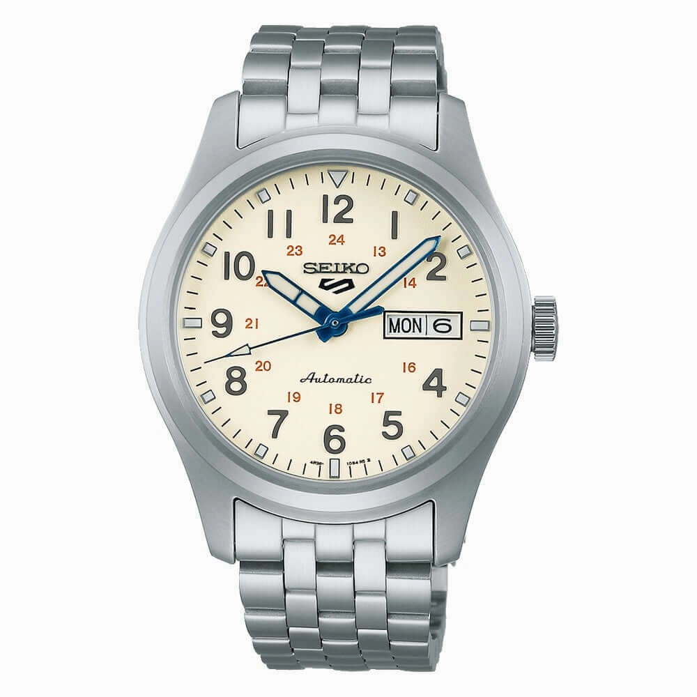 Seiko 5 SRPK41K1 Men's Automatic Watch Limited Edition Silver Classic