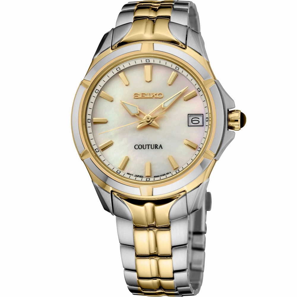 Seiko Coutura 34mm Two-Tone Quartz Watch