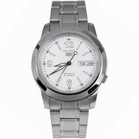 Seiko Men's Automatic Watch - 5 Sports Silver Stainless Steel Bracelet | SNKE57K1