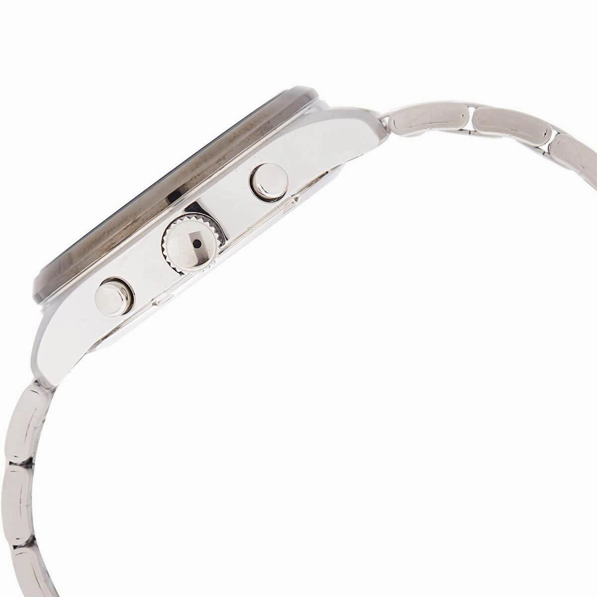 Seiko Men's Chronograph Watch - Neo Sports Black and Silver Dial Bracelet | SKS545P1