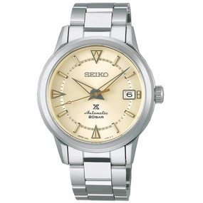 Seiko Men's Watch - Prospex Automatic Cream Dial Stainless Steel Bracelet | SPB241J1